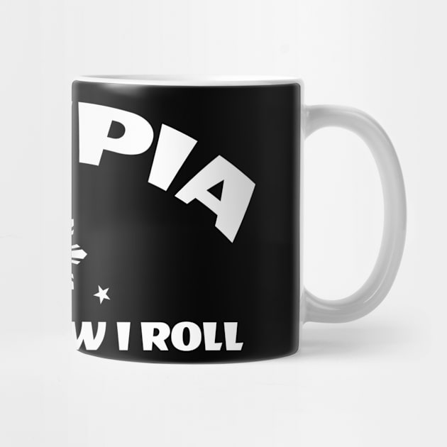 Funny That's How I Roll Pinoy Food Lumpia Eatout Fiesta Filipino Dish Design Gift Idea by c1337s